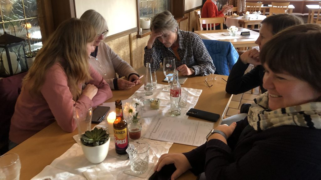 Beim anschließenden Mittagessen im "Bokelfenner Krug" werden bereits erste Follow-up-Pläne geschmiedet.