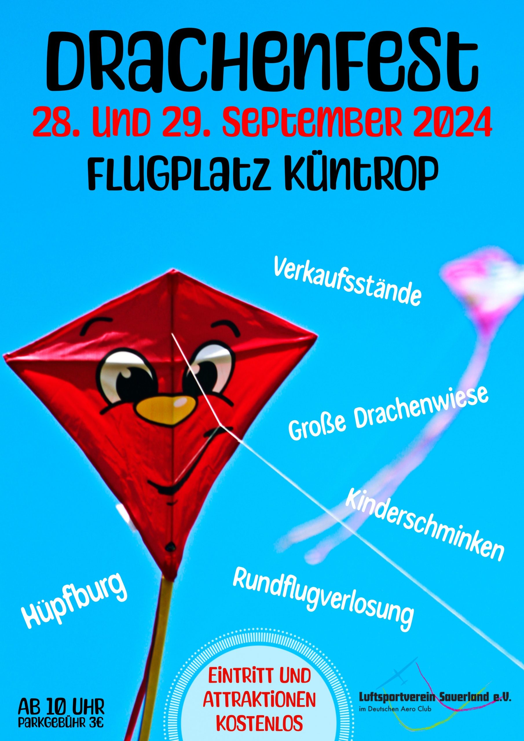 29. Familien- und Drachenfest am Flugplatz Küntrop (EDKW)