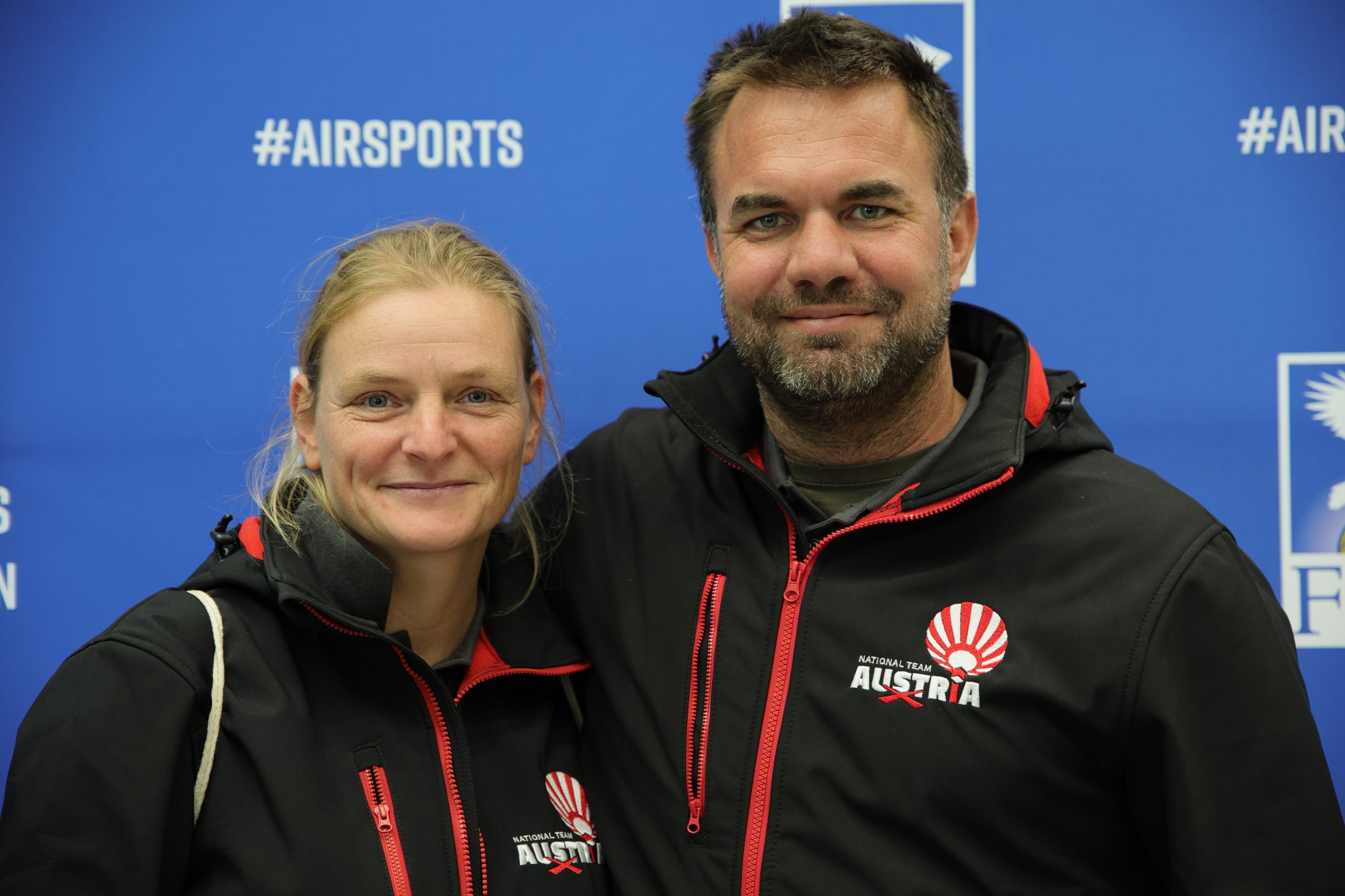 Team Österreich 1 mit Pilot Christian Wagner und Copilotin Stefanie Liller