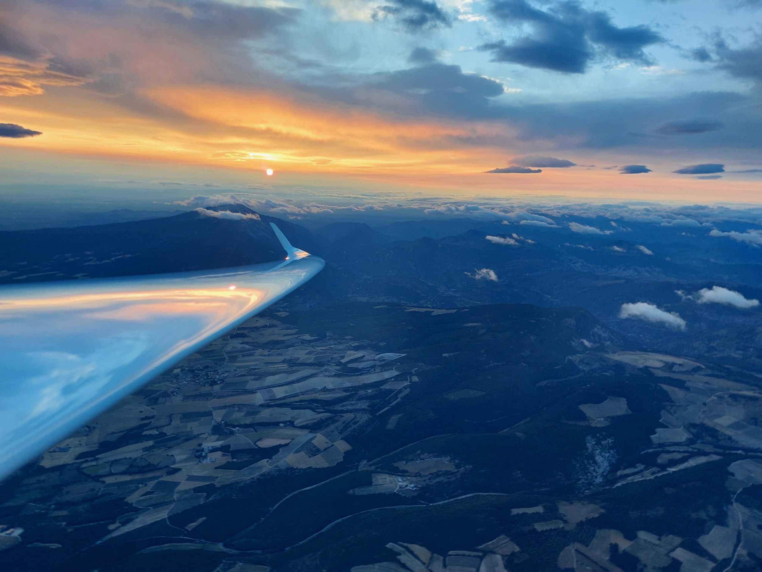 Einstieg in den Wellenflug. Foto: Sophie Hartmann